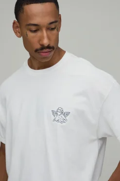 T-shirt Oversize Brodé Ange