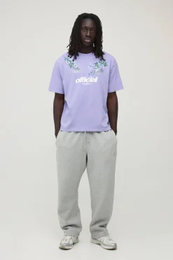 T-shirt Oversize Brodé De Motifs Floraux