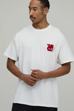 T-shirt Oversize Brodé Dragon