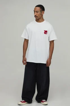 T-shirt Oversize Brodé Dragon