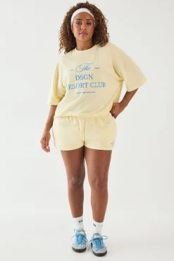 DSGN Studio T-shirt Oversize Brodé Resort Club<Femme Dsgn Studio|Tops
