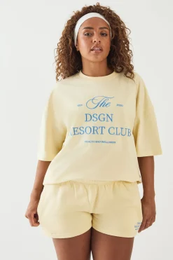 DSGN Studio T-shirt Oversize Brodé Resort Club<Femme Dsgn Studio|Tops