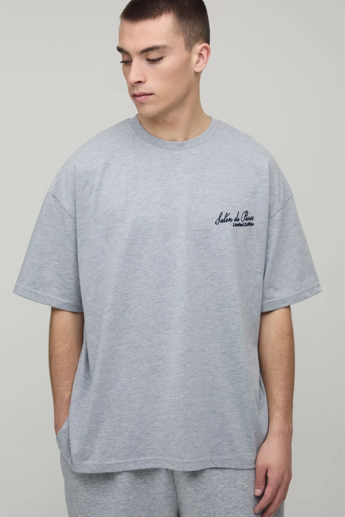 T-shirt Oversize Brodé Salon De Paris