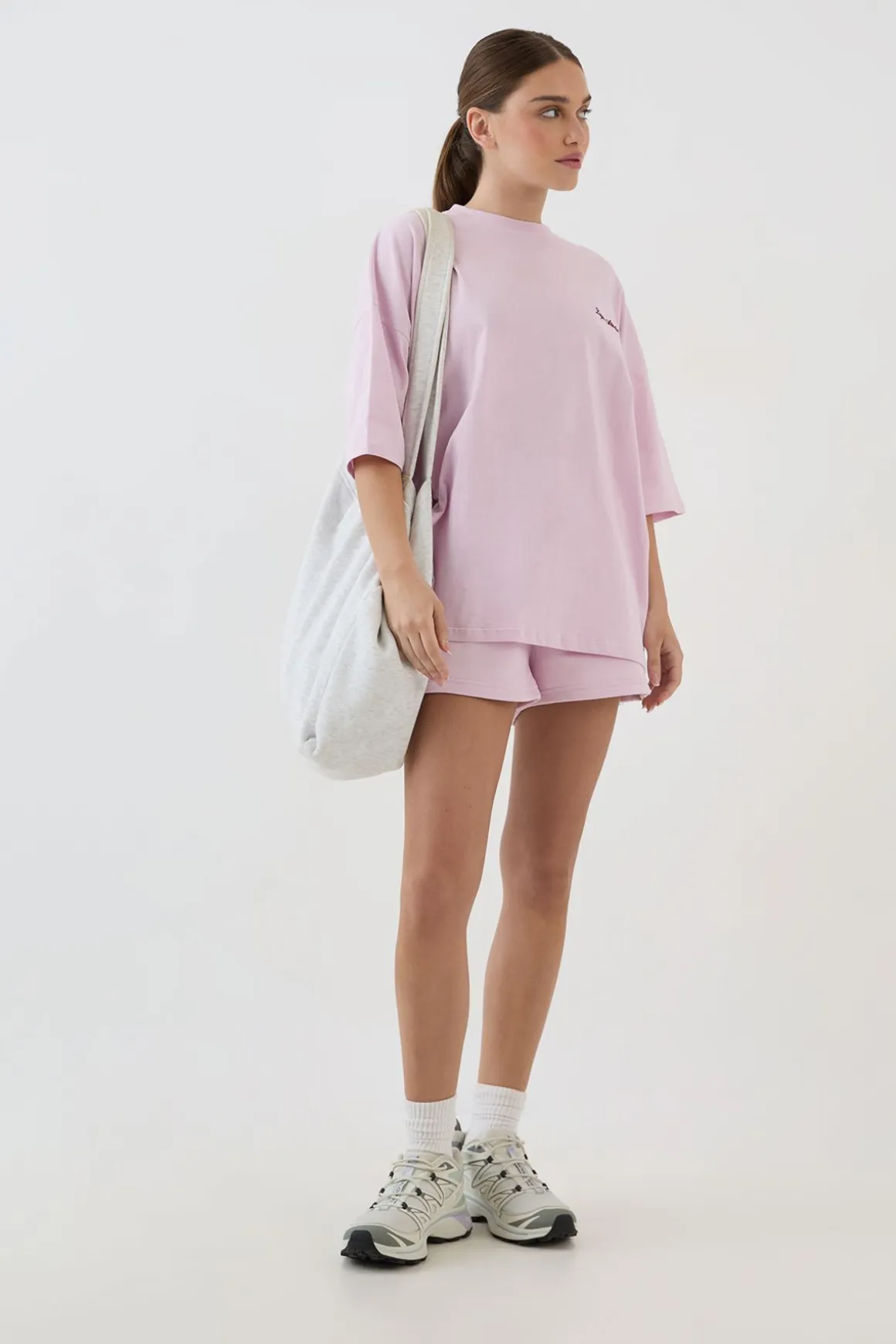 T-shirt Oversize Brodé Script Dsgn Studio