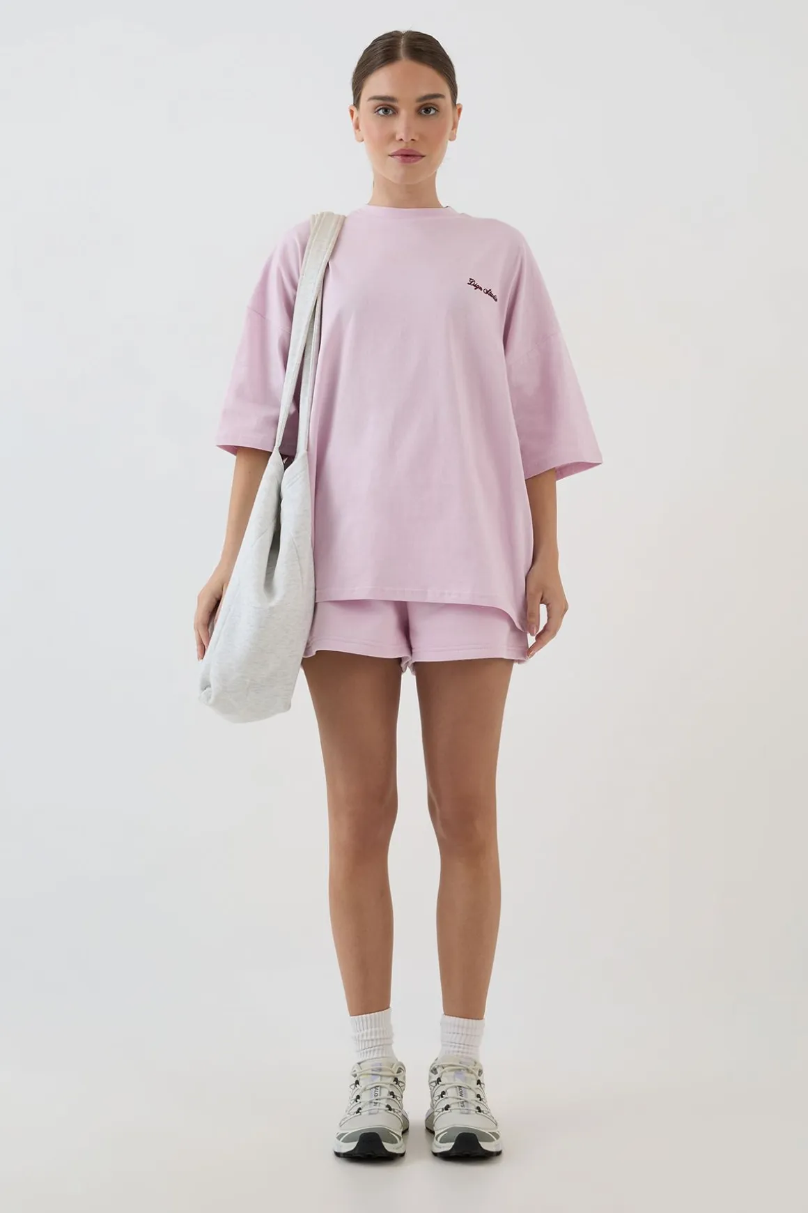 T-shirt Oversize Brodé Script Dsgn Studio