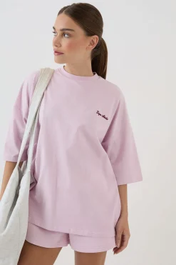 T-shirt Oversize Brodé Script Dsgn Studio