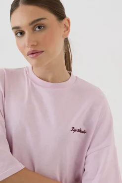 T-shirt Oversize Brodé Script Dsgn Studio