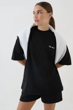 T-shirt Oversize Brodé Script Dsgn Studio