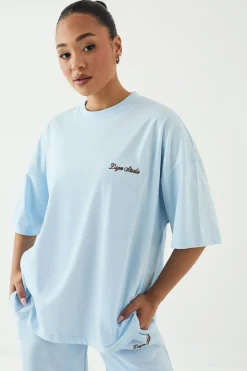 T-shirt Oversize Brodé Script Dsgn Studio