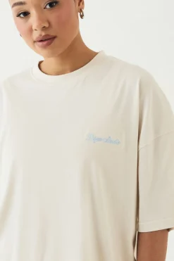 T-shirt Oversize Brodé Script Dsgn Studio