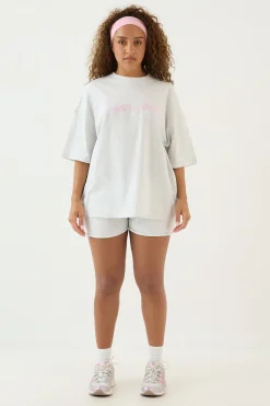 DSGN Studio T-shirt Oversize Brodé Script<Femme Dsgn Studio|Tops