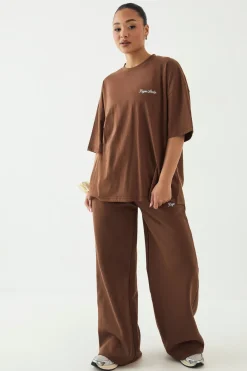 DSGN Studio T-shirt Oversize Brodé Script<Femme Dsgn Studio|Tops