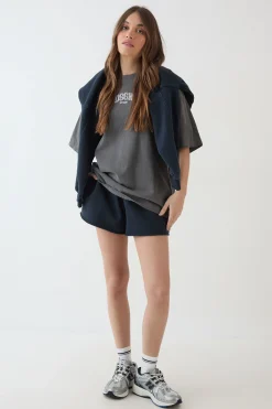 DSGN Studio T-shirt Oversize Brodé Surteint<Femme Dsgn Studio|Tops