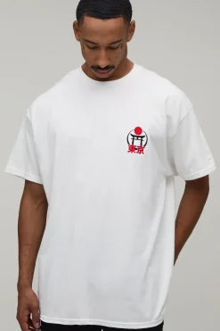 T-shirt Oversize Brodé Temple