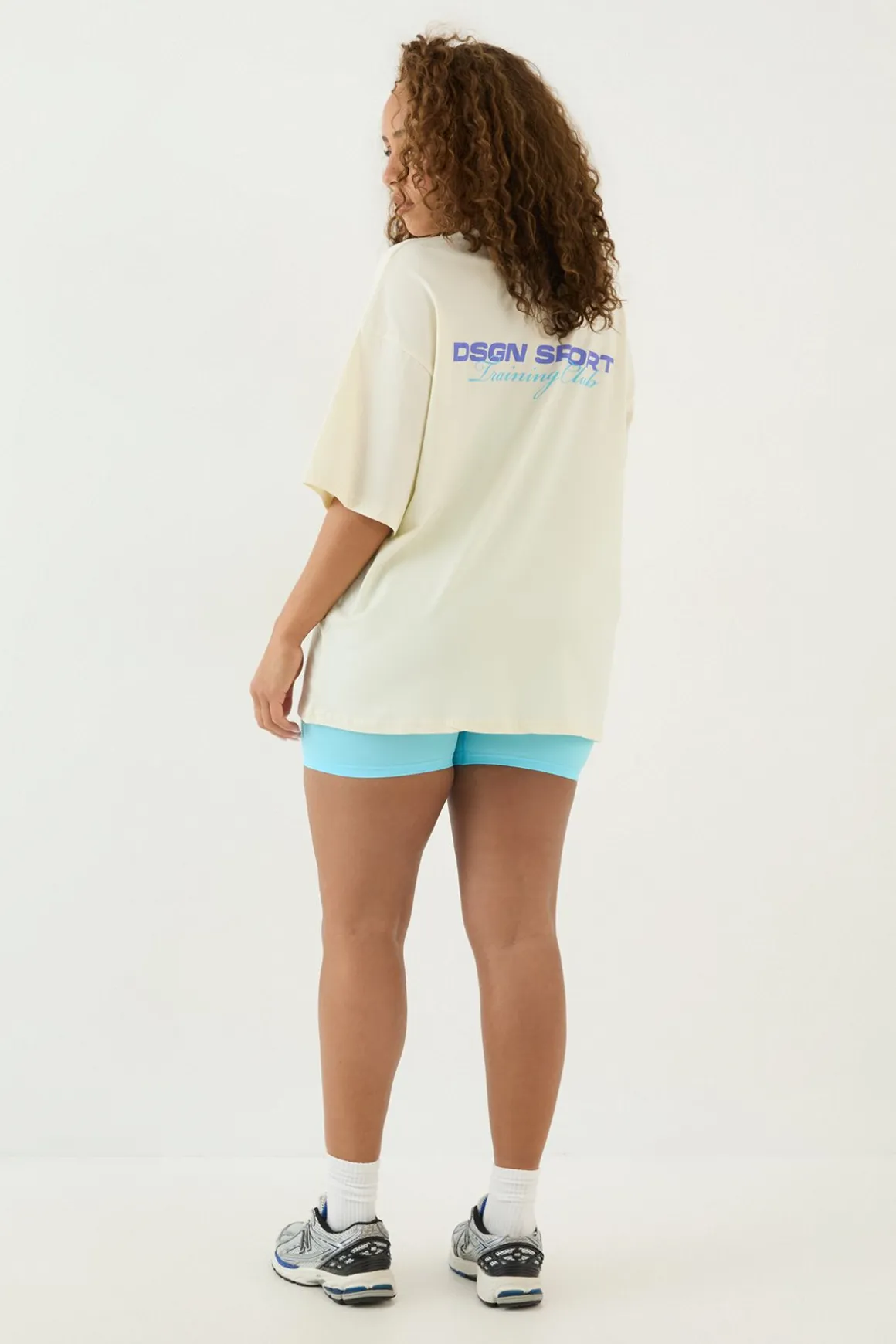 T-shirt Oversize Club D'entraînement Sport Dsgn Studio