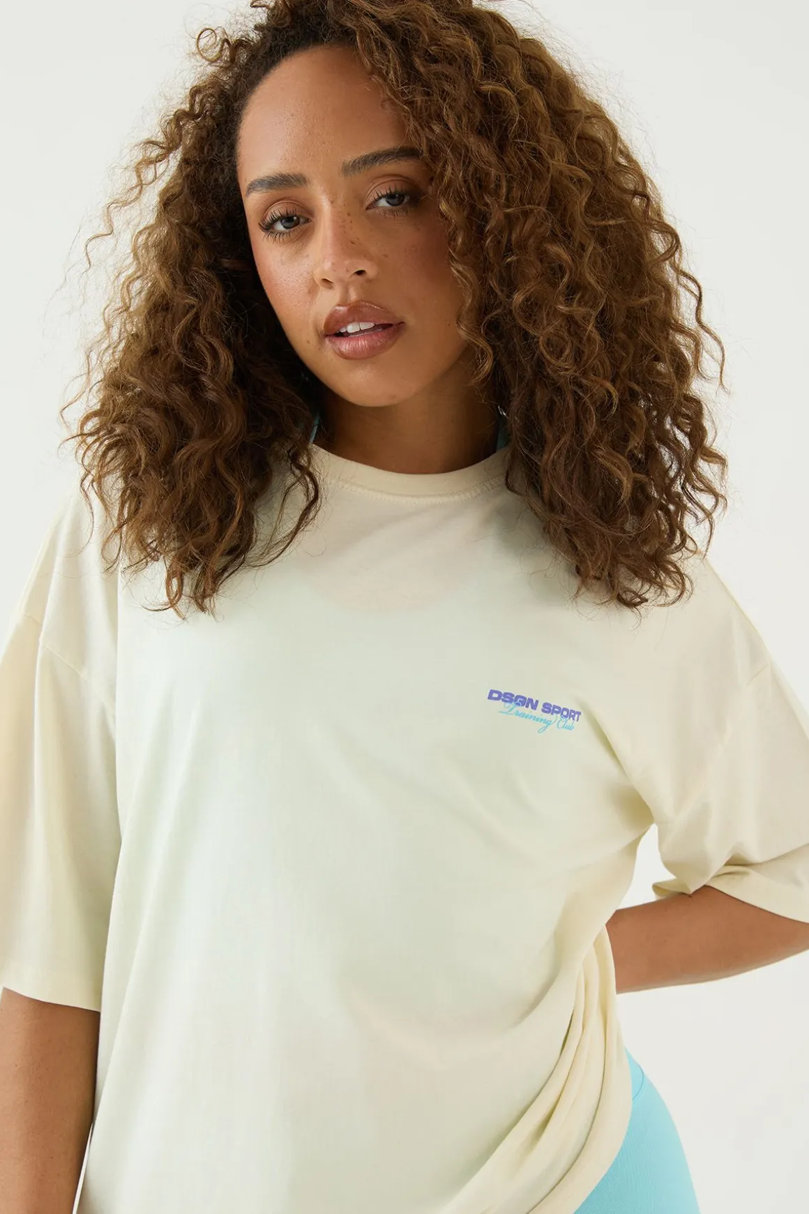 T-shirt Oversize Club D'entraînement Sport Dsgn Studio