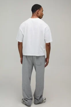 boohooMAN T-shirt oversize à col montant<Homme Nouveautés Grande Taille|Tout Afficher