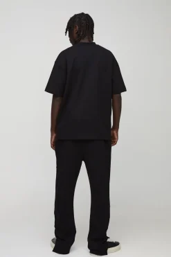 T-shirt oversize à col montant et surpiqûres - MAN