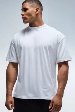 T-shirt Oversize Col Étendu Active Venice Beach Bodybuilding Gym