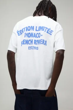 boohooMAN T-shirt Oversize À Coupe Ample Avec Imprimé Édition Limitée<Homme T-Shirts Impriméstendances|T-Shirts