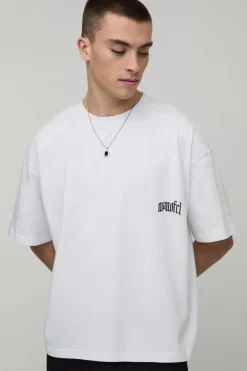 boohooMAN T-shirt Oversize Coupe Boxy Imprimé Paysage Désertique<Homme T-Shirts Impriméstendances|T-Shirts