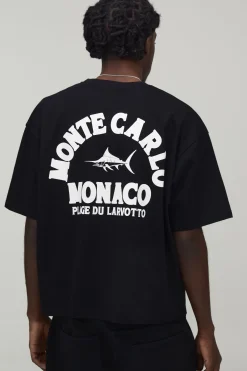 boohooMAN T-shirt Oversize Coupe Boxy Monte Carlo Monaco<Homme T-Shirts Impriméstendances|T-Shirts