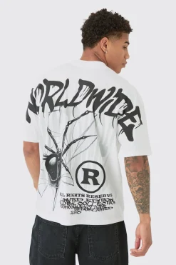 T-shirt oversize à coutures apparentes