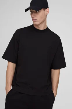 T-shirt Oversized Boxy BM Signature à col allongé