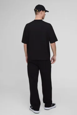 T-shirt Oversized Boxy BM Signature à col allongé
