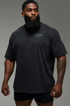 Training Dept. T-shirt Oversized Délavé Training Dept<Homme Tout Afficher|Tout Afficher Activewear