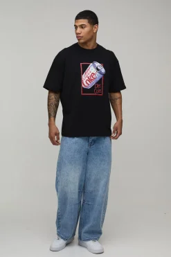 T-shirt Oversize Diet Coke Crispy Imprimé Sous Licence