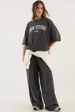 DSGN Studio T-shirt Oversized Imprimé Collegiate<Femme Dsgn Studio|Tops