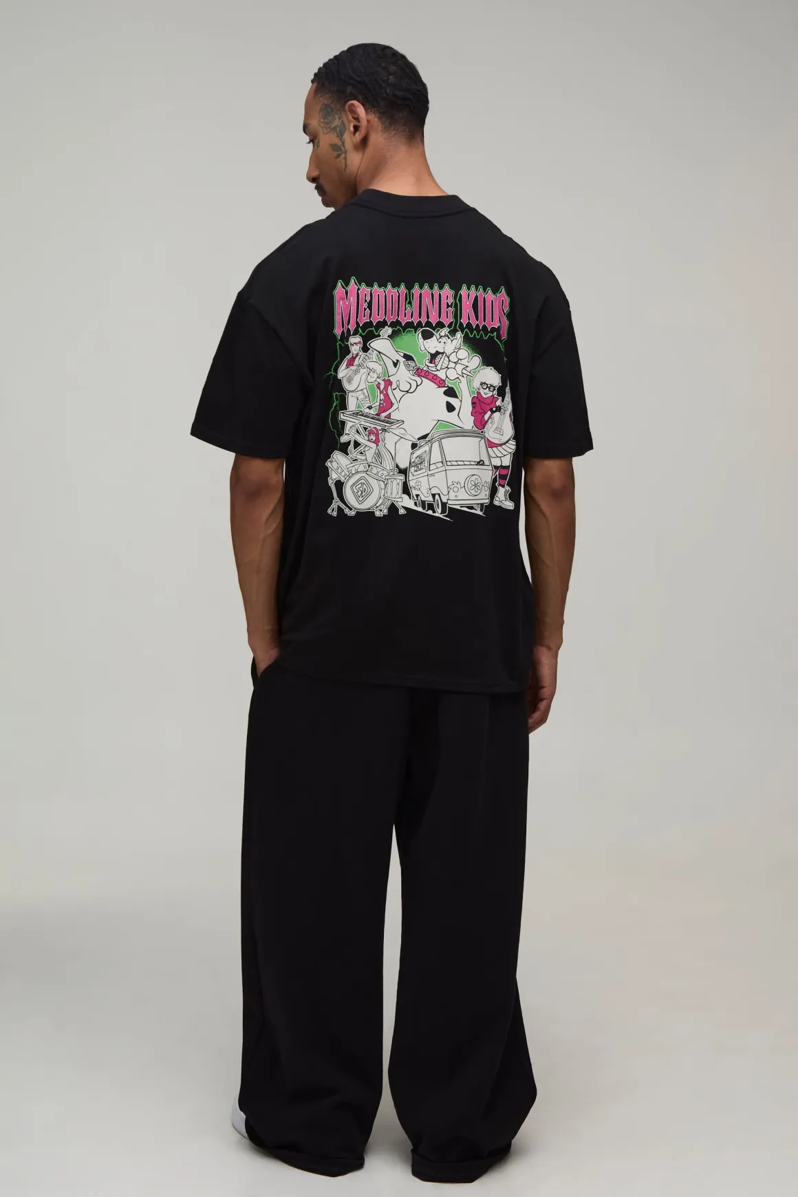 T-shirt Oversized Imprimé Licence Scooby Doo Meddling Kids