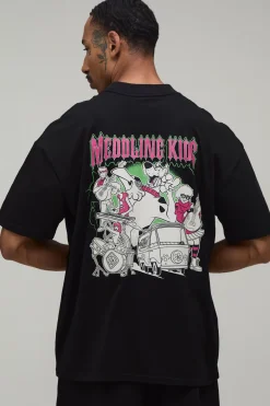 T-shirt Oversized Imprimé Licence Scooby Doo Meddling Kids