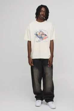 T-shirt Oversized Imprimé Sous Licence The Legendary Playboy