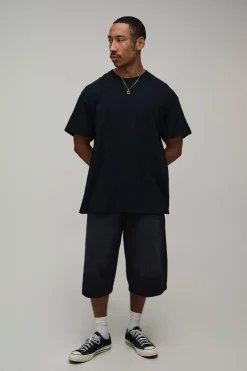 T-shirt Oversize Édition Limitée Imprimé Over The Seams
