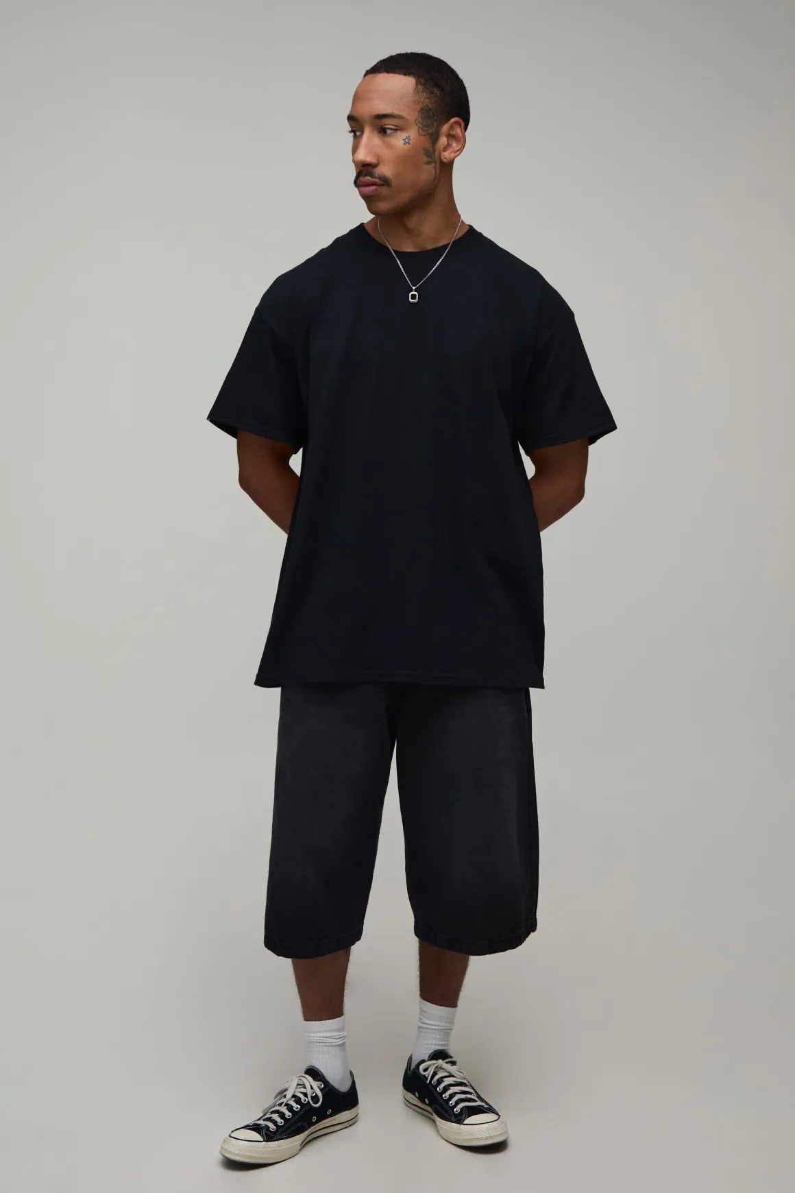 T-shirt Oversize Édition Limitée Imprimé Over The Seams