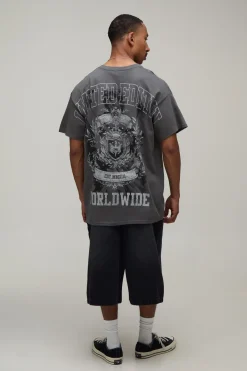 T-shirt Oversize Édition Limitée Imprimé Over The Seams