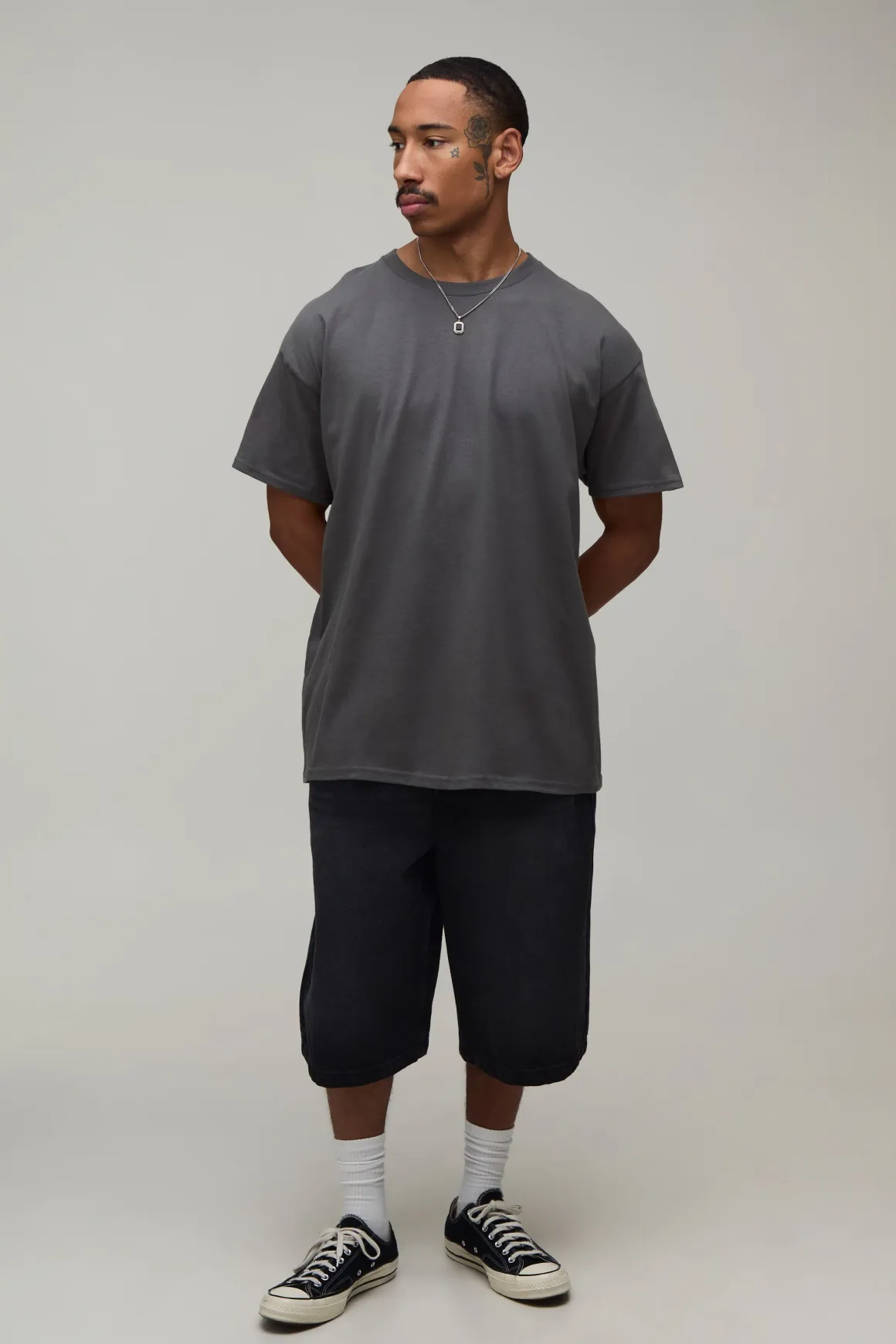 T-shirt Oversize Édition Limitée Imprimé Over The Seams