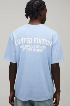 boohooMAN T-shirt Oversize Édition Limitée<Homme T-Shirts Impriméstendances|T-Shirts