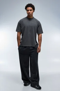 T-shirt Oversize Délavé Col Allongé One More Rep