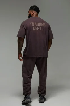 Training Dept. T-shirt oversize délavé du département entraînement actif pour homme<Homme T-Shirts Impriméstendances|T-Shirts