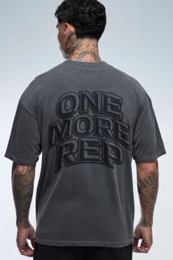 T-shirt Oversize Délavé Tall One More Rep