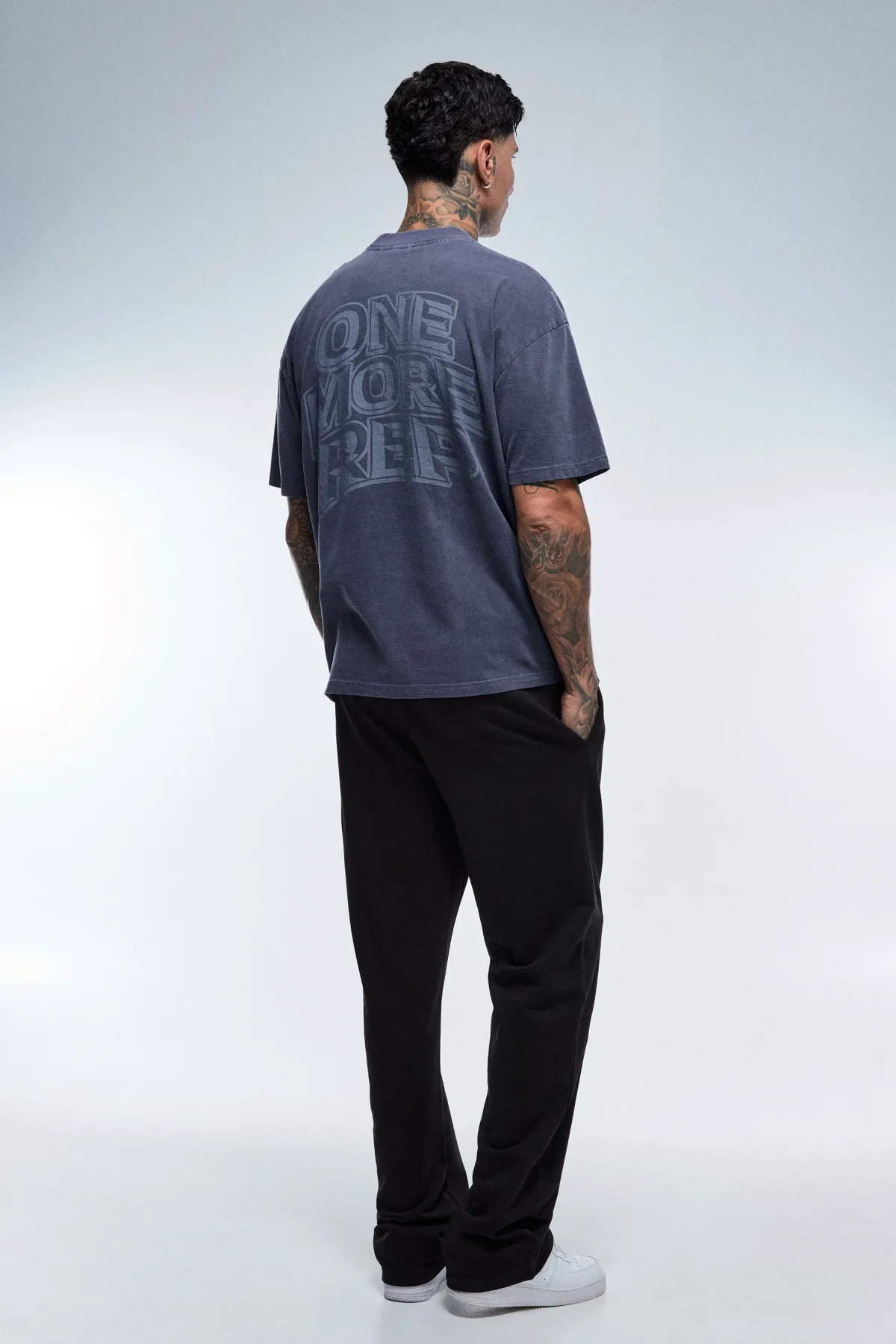 boohooMAN T-shirt Oversize Délavé Tall One More Rep<Femme Tout Afficher|Tout Afficher Activewear
