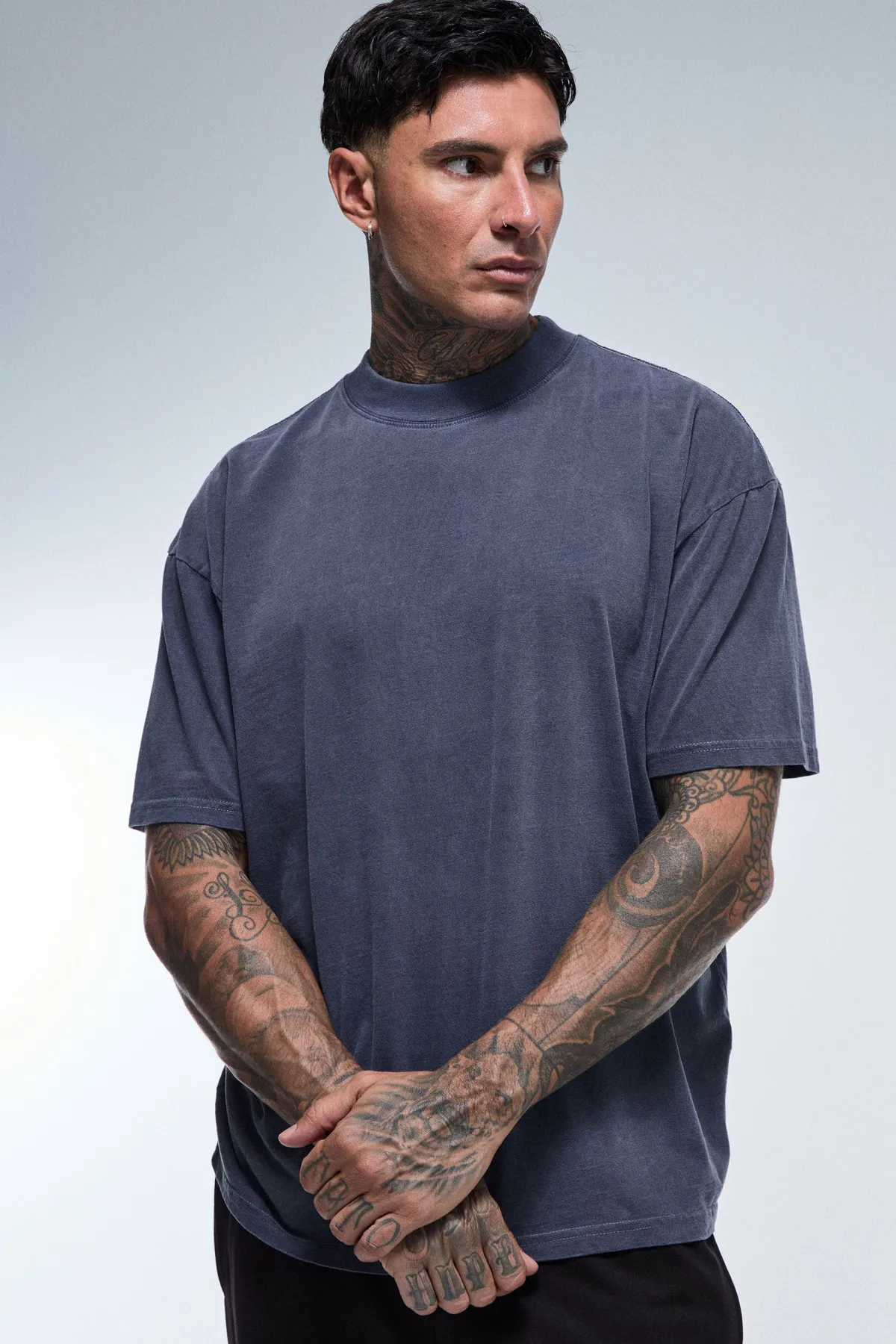 boohooMAN T-shirt Oversize Délavé Tall One More Rep<Femme Tout Afficher|Tout Afficher Activewear