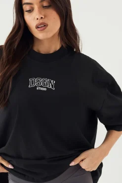T-Shirt Oversized Lourd Brodé DSGN Studio