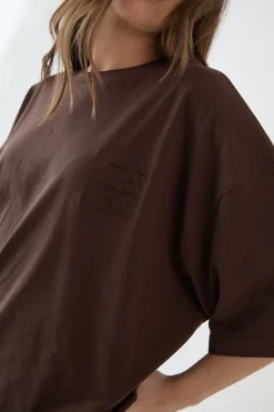 DSGN Studio T-shirt Oversize Avec Appliqué Ton Sur Ton<Femme Dsgn Studio|Tops