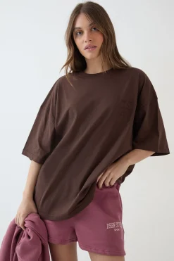 DSGN Studio T-shirt Oversize Avec Appliqué Ton Sur Ton<Femme Dsgn Studio|Tops