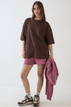 DSGN Studio T-shirt Oversize Avec Appliqué Ton Sur Ton<Femme Dsgn Studio|Tops
