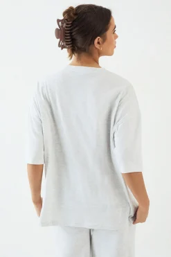 T-Shirt Oversize DSGN Studio avec Appliqué Éponge